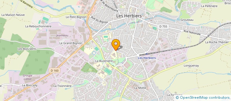 localisation de l'entreprise B2L à LES HERBIERS