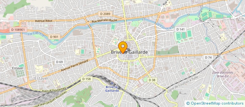 localisation de l'entreprise B2L  BRIVE-LA-GAILLARDE