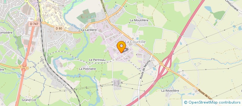 localisation de l'entreprise B2L à LA ROCHE-SUR-YON