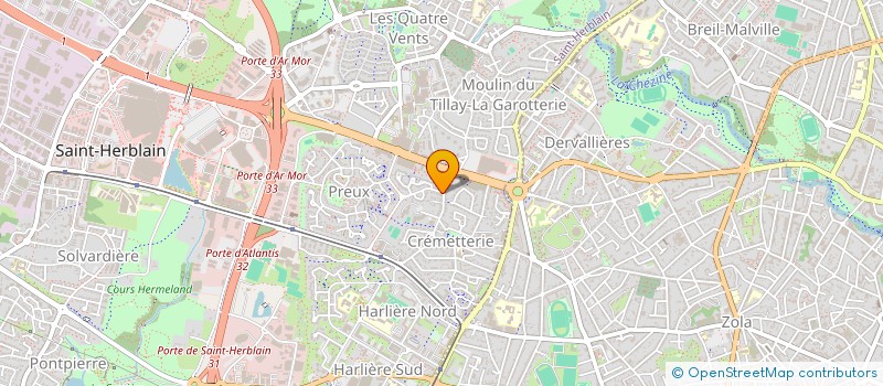 localisation de l'entreprise B2L  SAINT-HERBLAIN