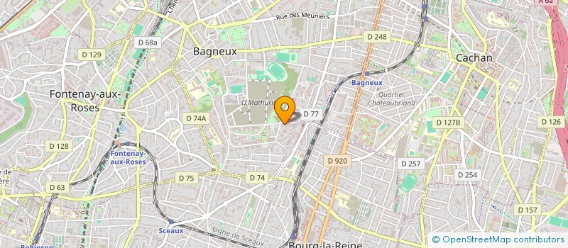 localisation de l'entreprise B2L à BAGNEUX