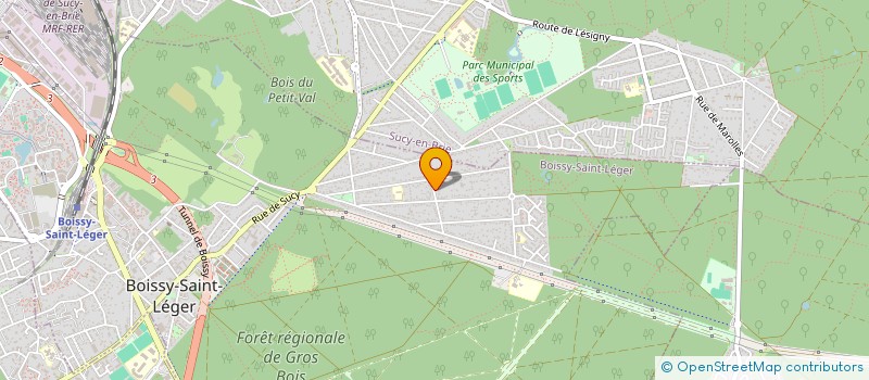 localisation de l'entreprise B2L HABITAT à BOISSY-SAINT-LEGER