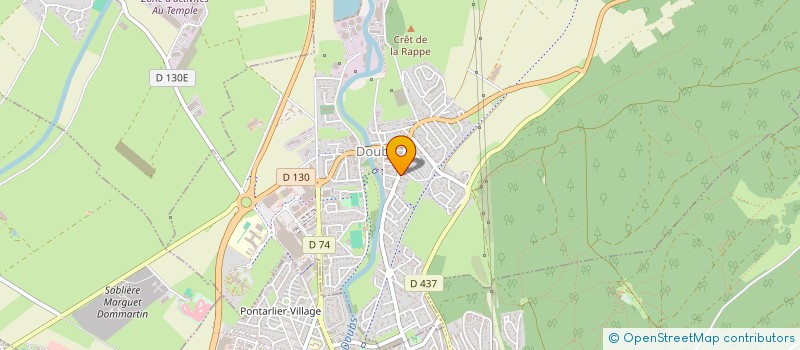 localisation de l'entreprise B2L INFORMATIQUE à DOUBS
