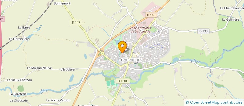 localisation de l'entreprise B2L SOLUTIONS  TREMENTINES