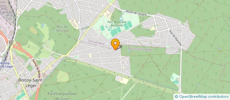 localisation de l'entreprise B2L TRANSPORT à BOISSY-SAINT-LEGER