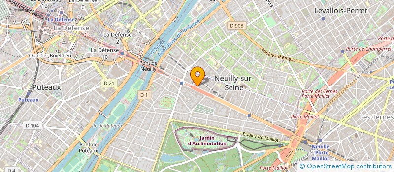localisation de l'entreprise B2LC à NEUILLY-SUR-SEINE