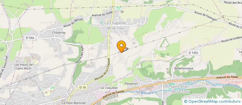 localisation de l'entreprise B2LM  LA CHAPELLE-DE-LA-TOUR