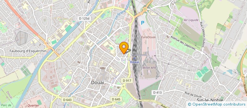 localisation de l'entreprise B2LN à DOUAI