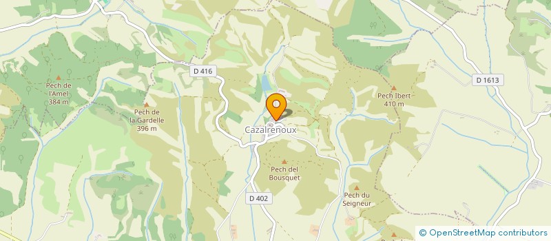 localisation de l'entreprise B2LNRJ  CAZALRENOUX