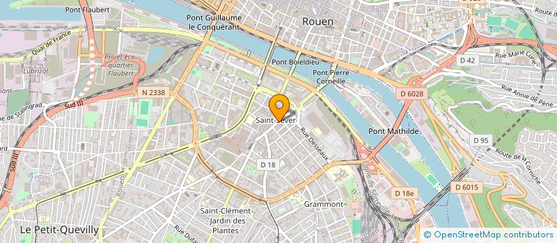 localisation de l'entreprise B2M  ROUEN