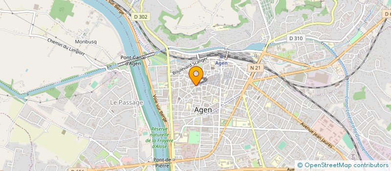 localisation de l'entreprise B2M  AGEN