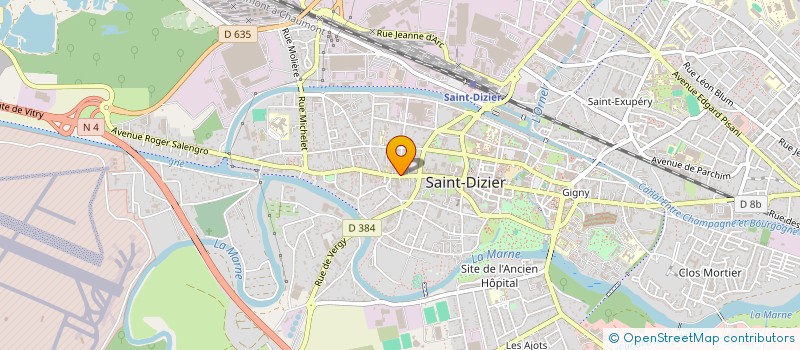 localisation de l'entreprise B2M à SAINT-DIZIER