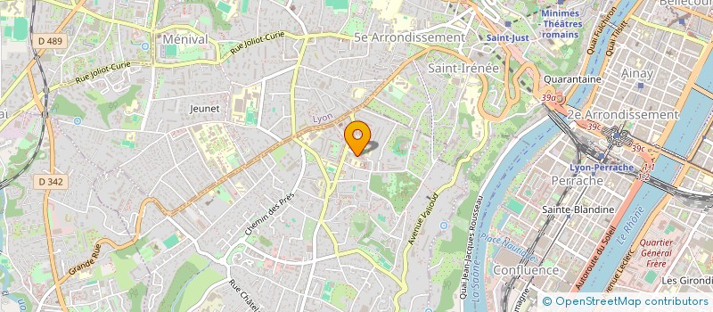 localisation de l'entreprise B2M  SAINTE-FOY-LES-LYON