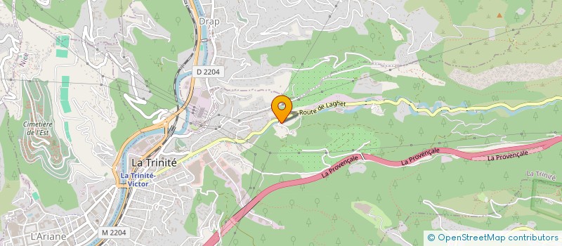 localisation de l'entreprise B2M à LA TRINITE