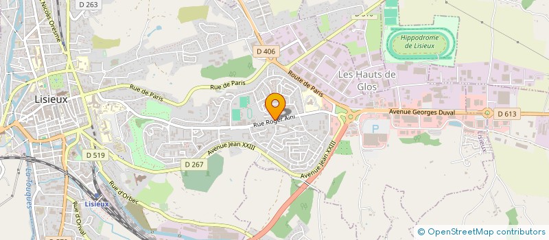 localisation de l'entreprise B2M à LISIEUX