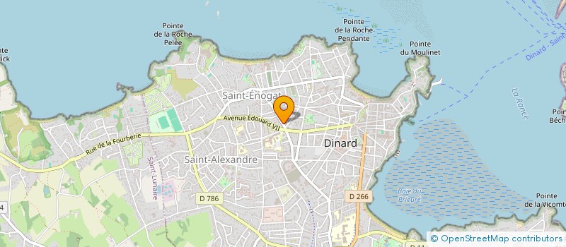 localisation de l'entreprise B2M  DINARD