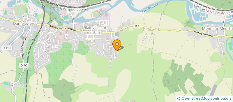 localisation de l'entreprise B2M  BLAINVILLE-SUR-L'EAU