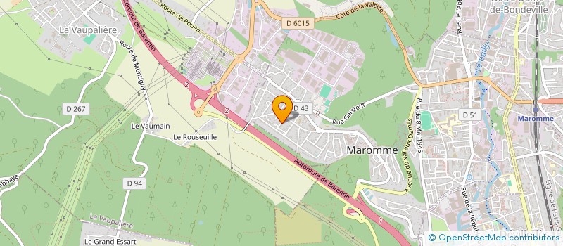 localisation de l'entreprise B2M  MAROMME