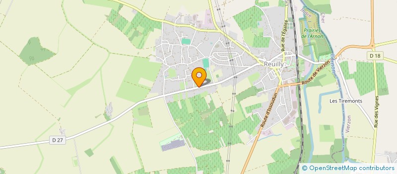 localisation de l'entreprise B2M à REUILLY