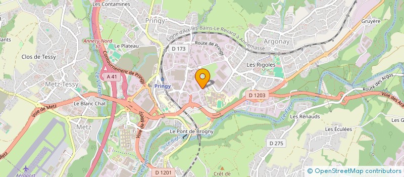 localisation de l'entreprise B2M à ANNECY