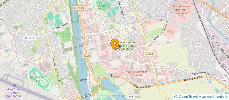 localisation de l'entreprise B2M  AGEN