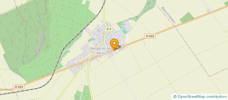 localisation de l'entreprise B2M  BERGERES-LES-VERTUS
