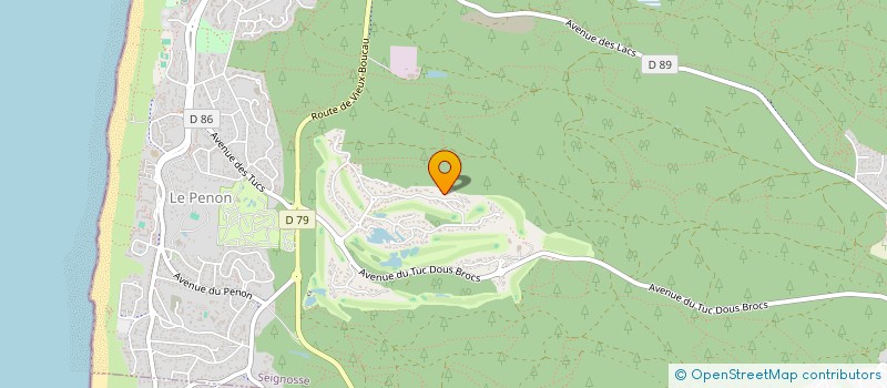 localisation de l'entreprise B2M ATLANTIQUE  SEIGNOSSE