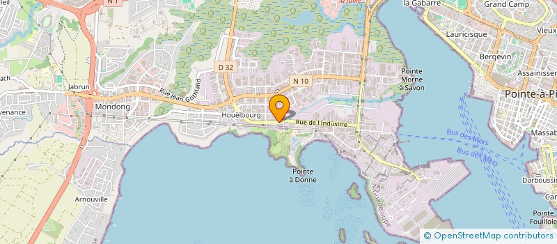 localisation de l'entreprise B2M CONSULTING à BAIE-MAHAULT
