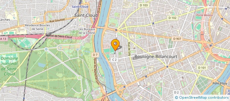 localisation de l'entreprise B2M CORP à BOULOGNE-BILLANCOURT