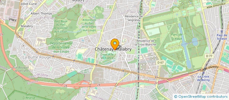 localisation de l'entreprise B2M ENERGIE à CHATENAY-MALABRY