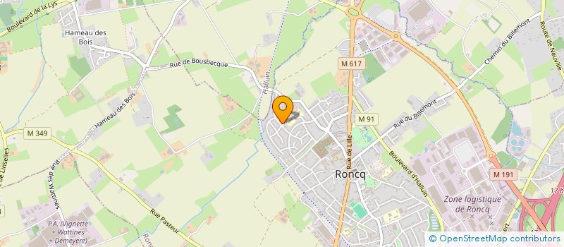 localisation de l'entreprise B2M FAMILY à RONCQ