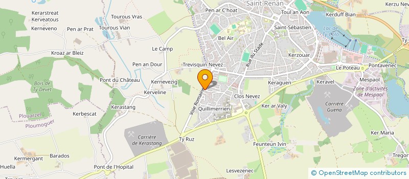 localisation de l'entreprise B2M IMMO  SAINT-RENAN