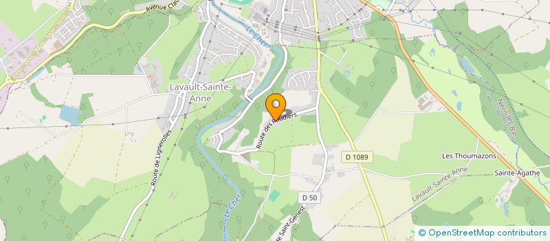 localisation de l'entreprise B2M MENUISERIE à LAVAULT-SAINTE-ANNE