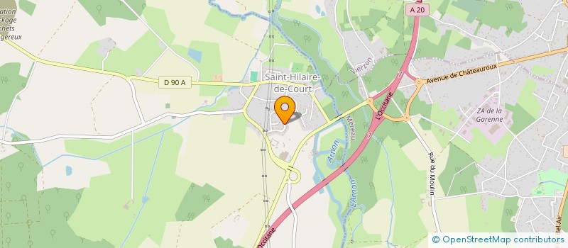 localisation de l'entreprise B2M RENOVATION  SAINT-HILAIRE-DE-COURT