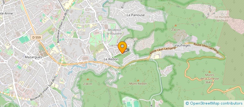 localisation de l'entreprise B2M RIVAGE à MARSEILLE