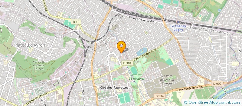 localisation de l'entreprise B2M STRUCTURE à NEUILLY-SUR-MARNE