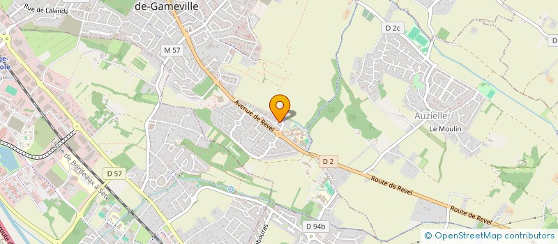 localisation de l'entreprise B2M SUD OUEST à SAINT-ORENS-DE-GAMEVILLE