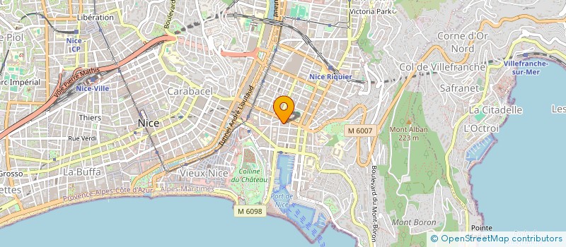 localisation de l'entreprise B2M2W GROUP  NICE