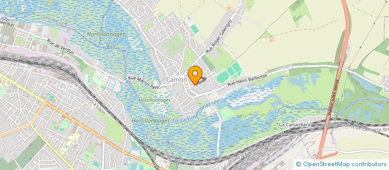 localisation de l'entreprise B2MAG  CAMON