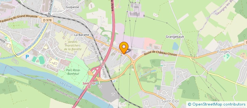 localisation de l'entreprise B2MC à SAINT-ELOI