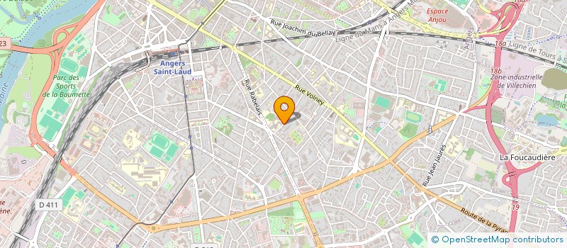 localisation de l'entreprise B2MD à ANGERS