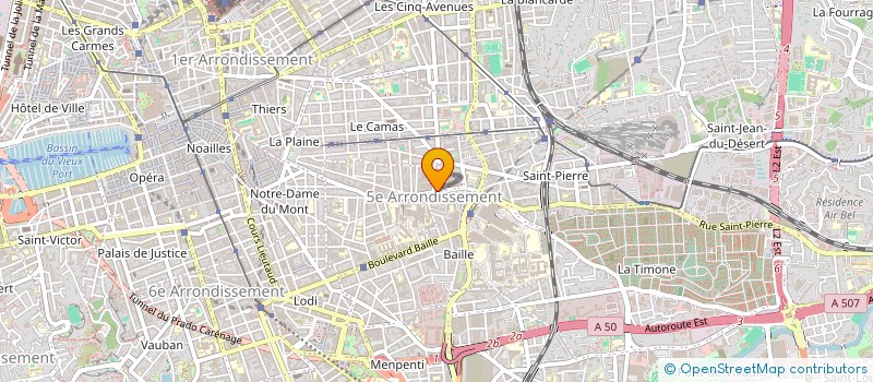 localisation de l'entreprise B2MF à MARSEILLE