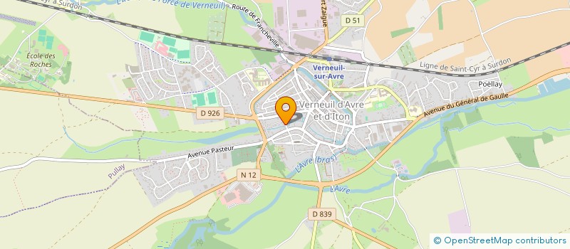 localisation de l'entreprise B2MGC  VERNEUIL D'AVRE ET D'ITON