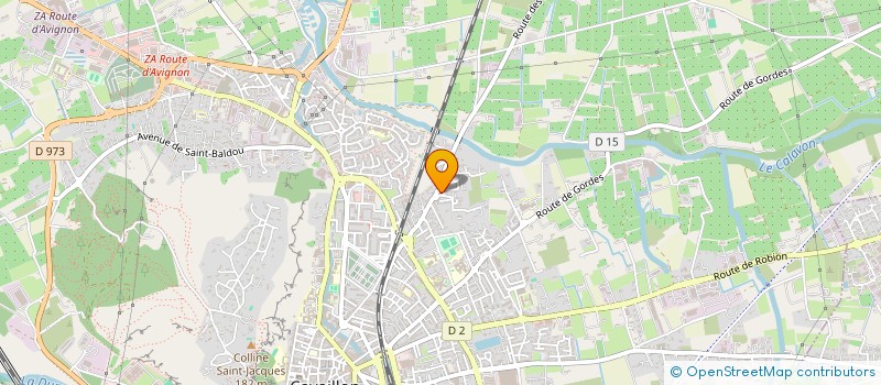 localisation de l'entreprise B2MI  CAVAILLON