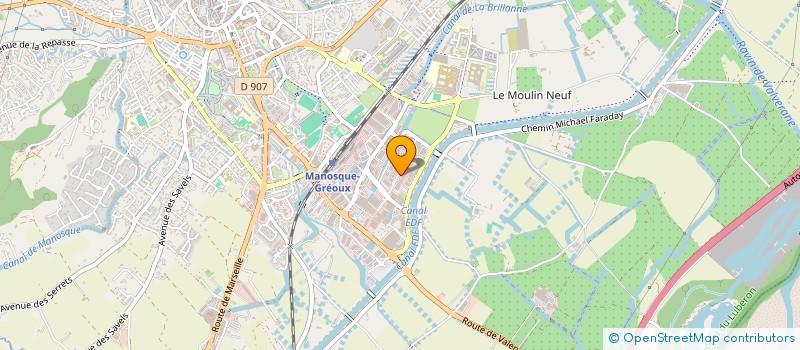 localisation de l'entreprise B2MM à MANOSQUE