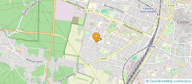 localisation de l'entreprise B2MS  COLMAR