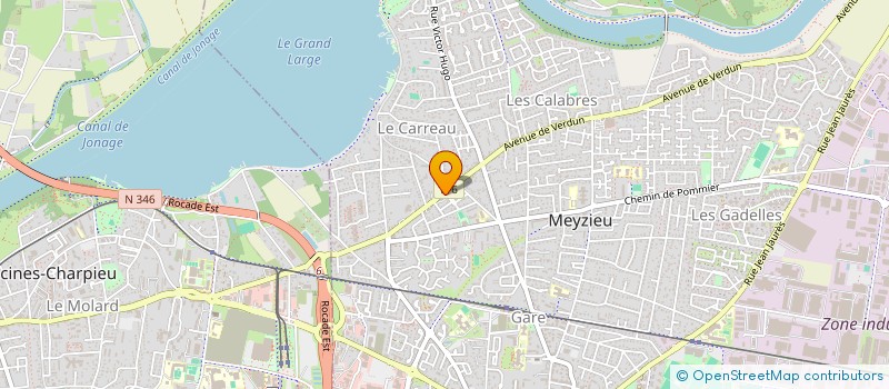 localisation de l'entreprise B2N  MEYZIEU