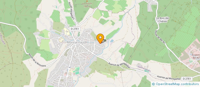 localisation de l'entreprise B2NI INVEST  MONTARNAUD