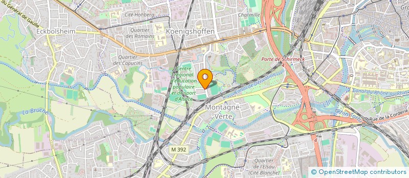 localisation de l'entreprise B2O  STRASBOURG