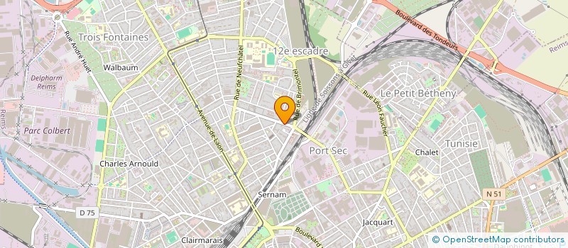 localisation de l'entreprise B2O DESIGN  REIMS